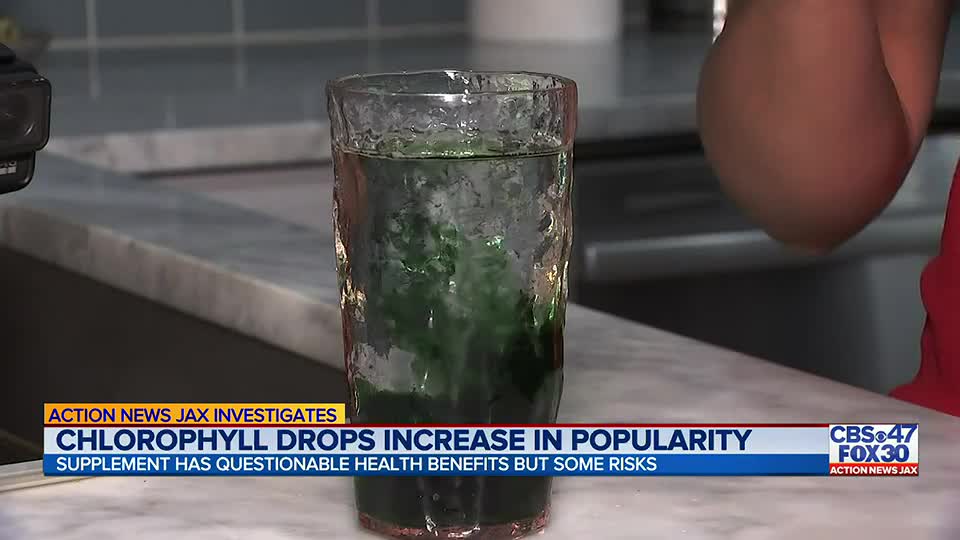 Chlorophyll water: It’s trending, but is it safe?