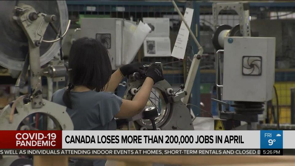 Business News: Canadian job market takes big hit