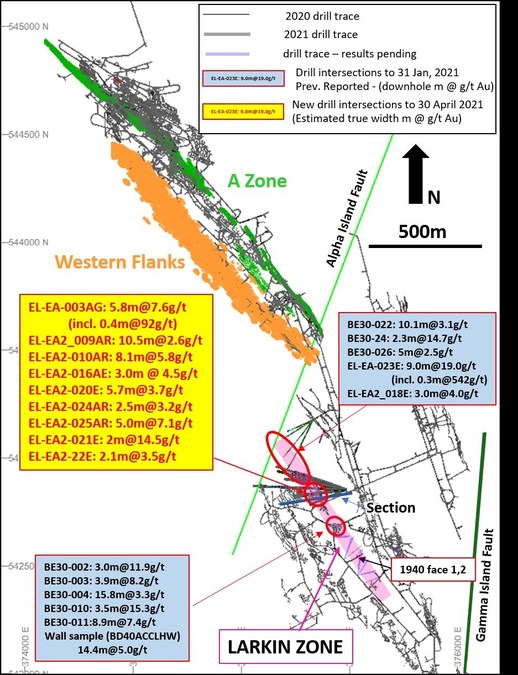 Karora Extends New Larkin Zone to Over 650 Metres with Strong Infill and Step-out Drilling …