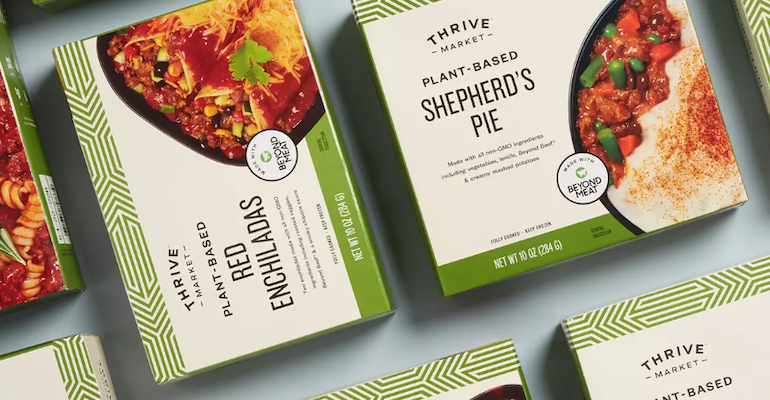 Thrive Market serves up frozen meals with Beyond Meat