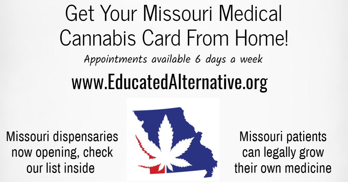 Get Your Missouri Medical Cannabis Card From Home!