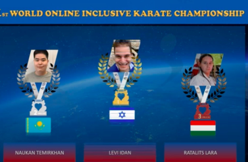 Israeli special needs karate champion wins gold medal