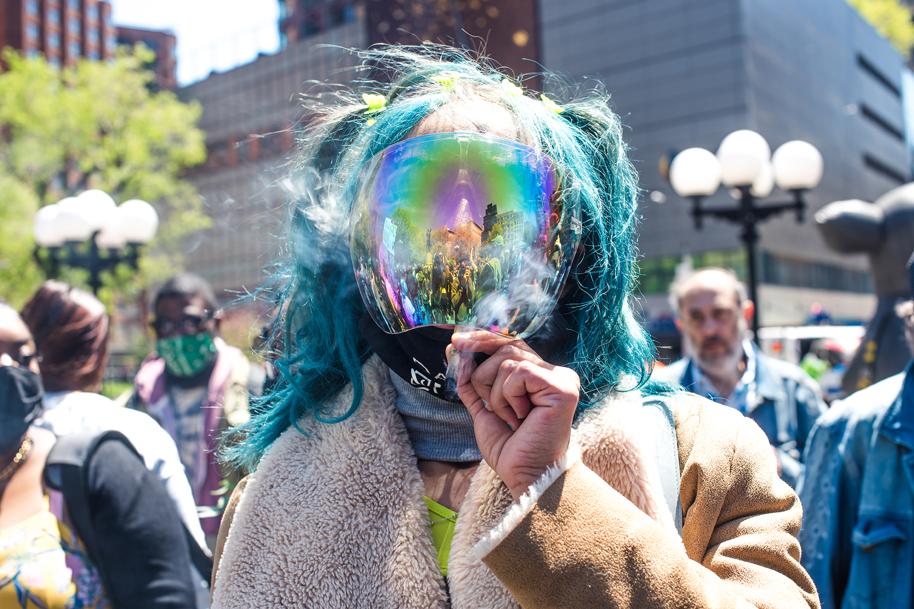 New York City Revelers Legally Light Up at Annual Cannabis Parade & Rally
