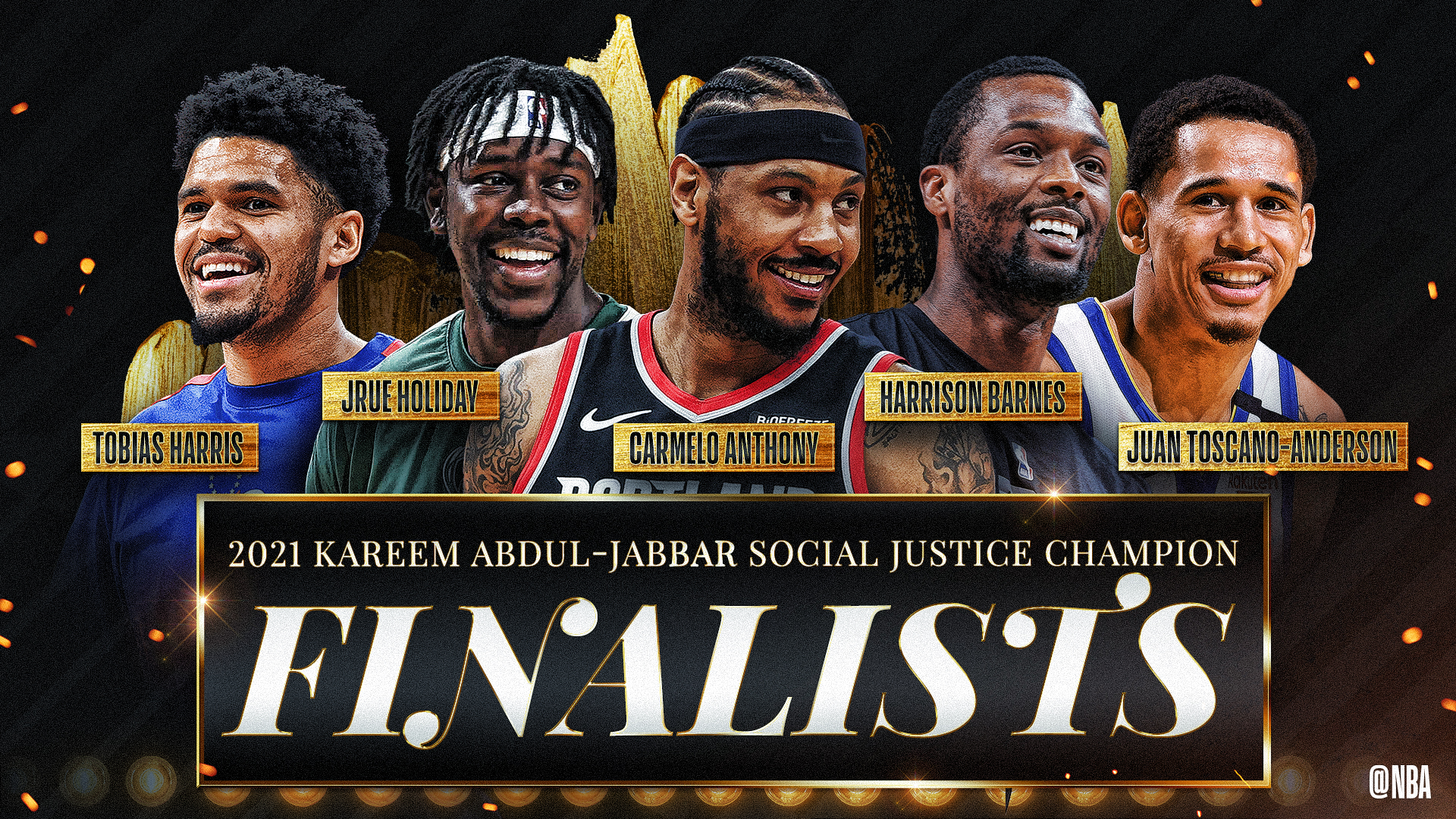 Finalists announced for the inaugural Kareem Abdul-Jabbar Social Justice Champion Award