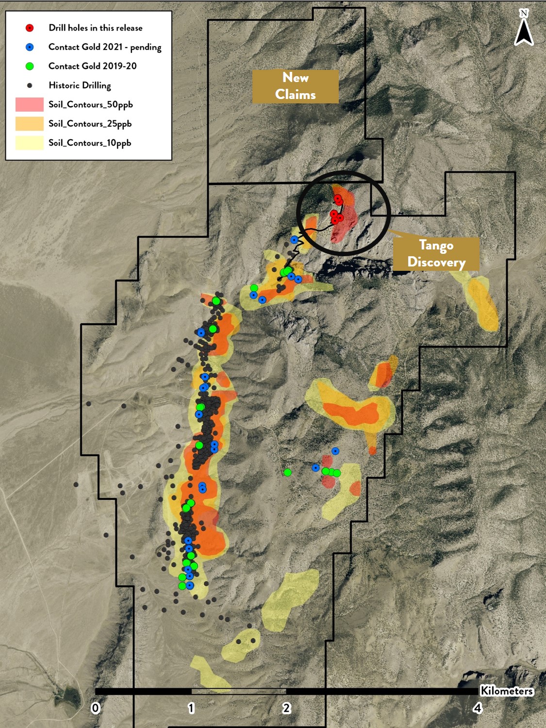 Contact Gold Makes Major Gold Discovery at the Green Springs Project, Nevada, Drills 54 metres …