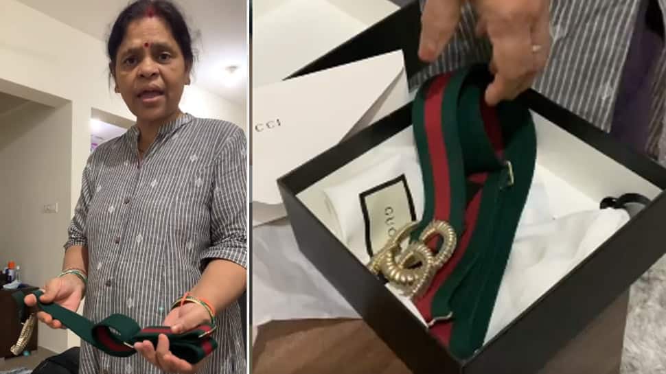 Trending: Daughter buys Gucci belt worth Rs 35k, her mom says, ‘Ye to Rs 150 pe bikta hai’ – Watch