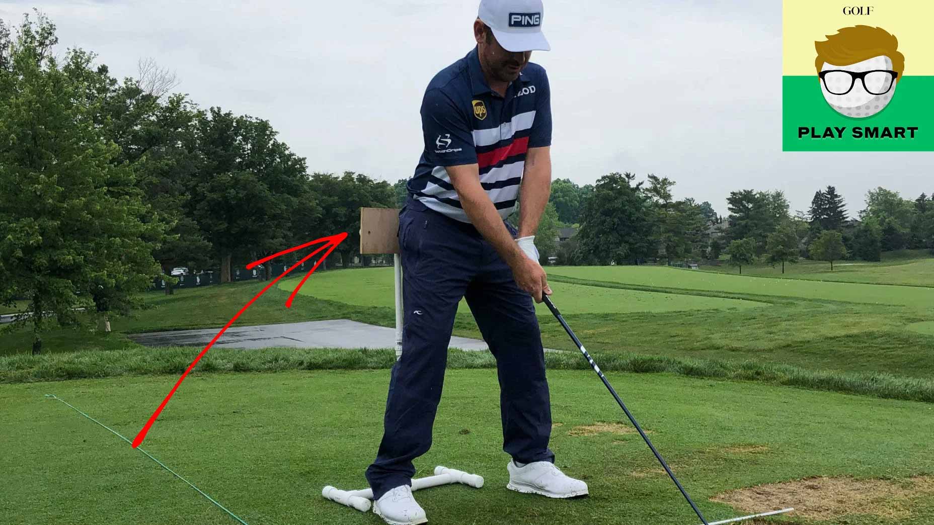 The homemade training aid Louis Oosthuizen is using at the US Open
