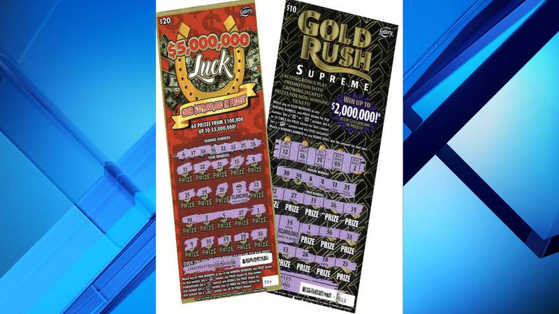 Woman wins $2 million from scratch-off ticket in Melbourne, man wins $1 million from ticket in …