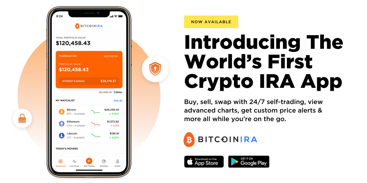 Bitcoin IRA™ Officially Releases The World’s First Crypto IRA Mobile App, Now Available