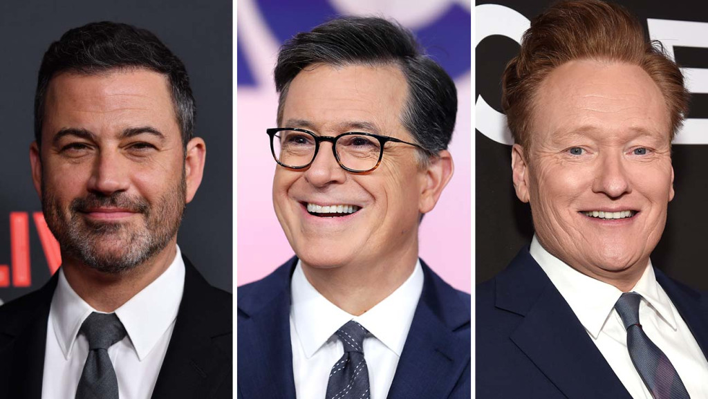 Stephen Colbert, Jimmy Kimmel Offer Late Night Send-Off to Conan O’Brien
