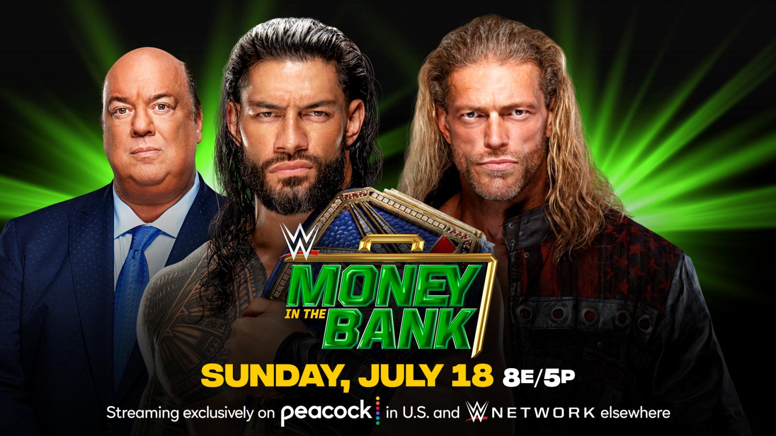 Roman Reigns vs. Edge WWE Universal Title Match Announced for Money in the Bank 2021