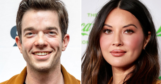 John Mulaney and Olivia Munn laugh it up on lunch date