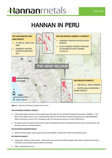 Hannan Metals Updates Results From 135700 Hectare 100% Controlled Copper-Silver-Gold …