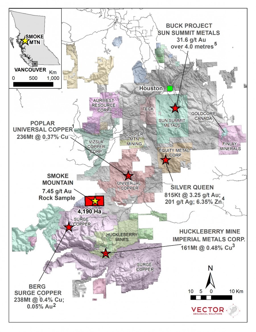 GoldHaven Resources Options the Gold-Copper Endowed Smoke Mountain Project, Central …