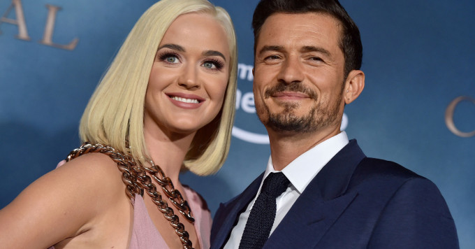 Orlando Bloom holds hands with Katy Perry and son in rare family photo
