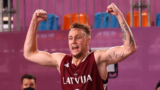 Latvia wins gold in inaugural Olympic men’s 3v3 basketball