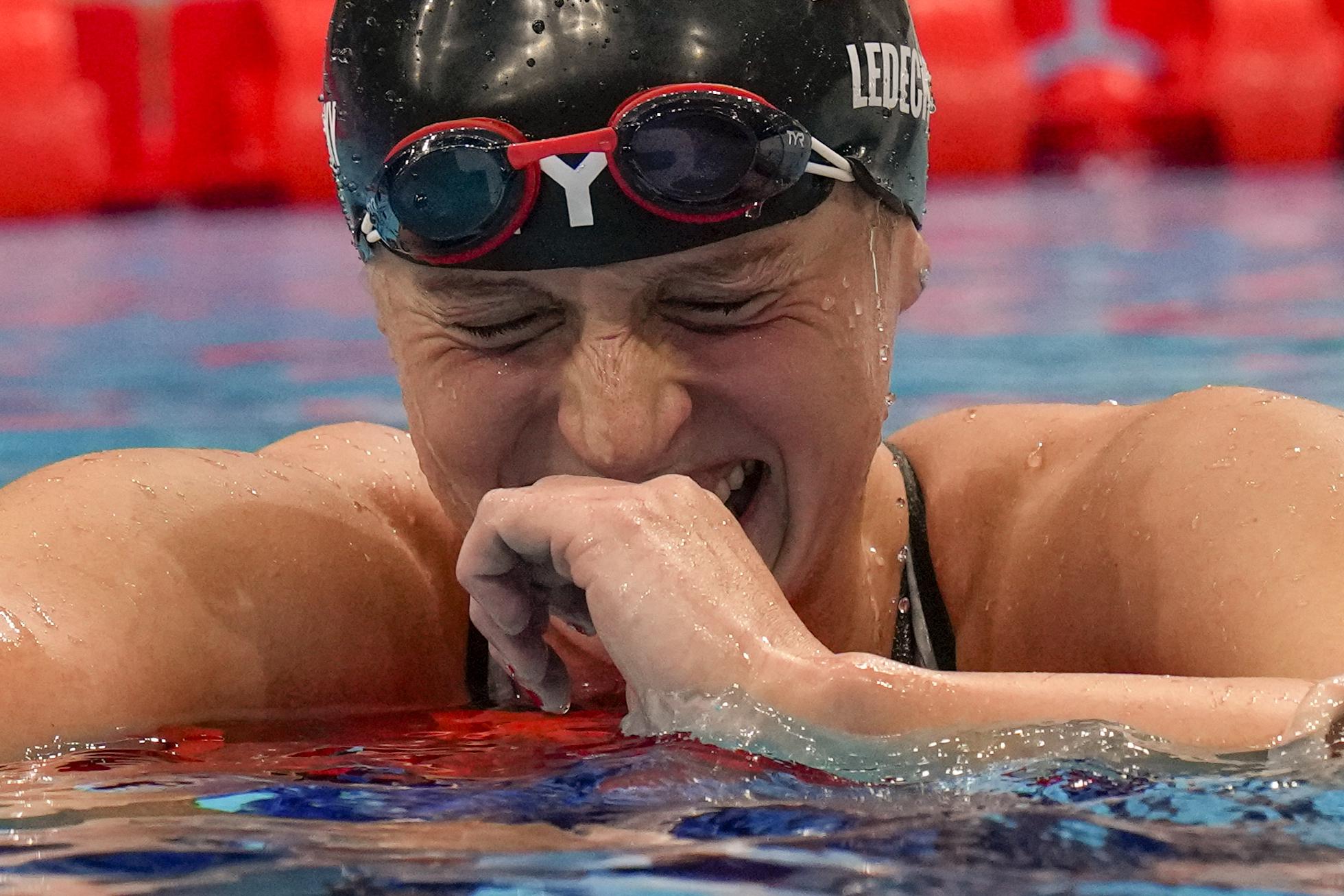 “Just proud”: Ledecky finally wins gold at Tokyo Olympics