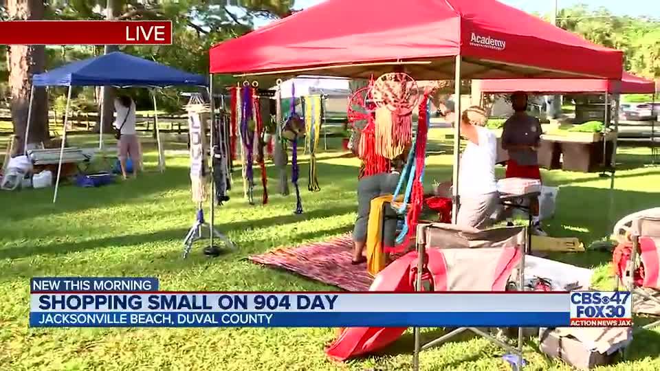 Vendors set up shop at The Beaches Green Market on 904 Day – Action News Jax