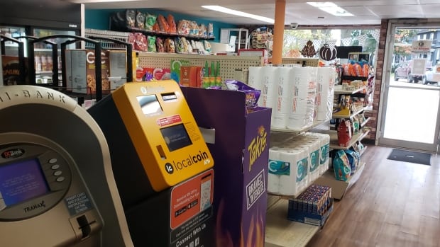 Down the aisle, past the pet food is Cape Breton’s first bitcoin ATM | CBC News