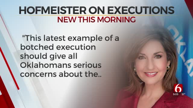 State Superintendent Joy Hofmeister Calls For Suspension Of Further Executions In Oklahoma