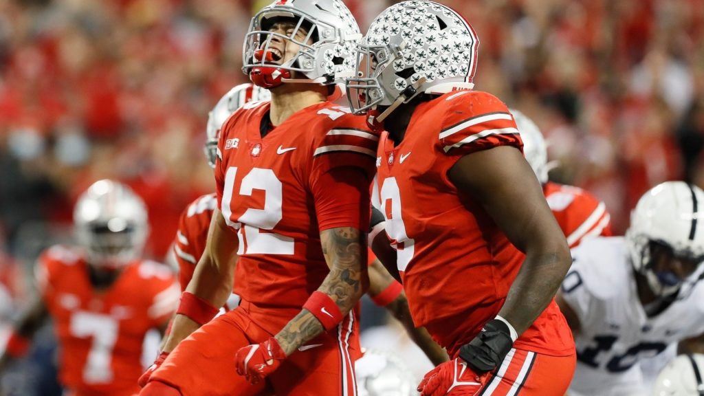 No. 5 Ohio State survives against No. 20 Penn State in top-25 Big Ten football matchup