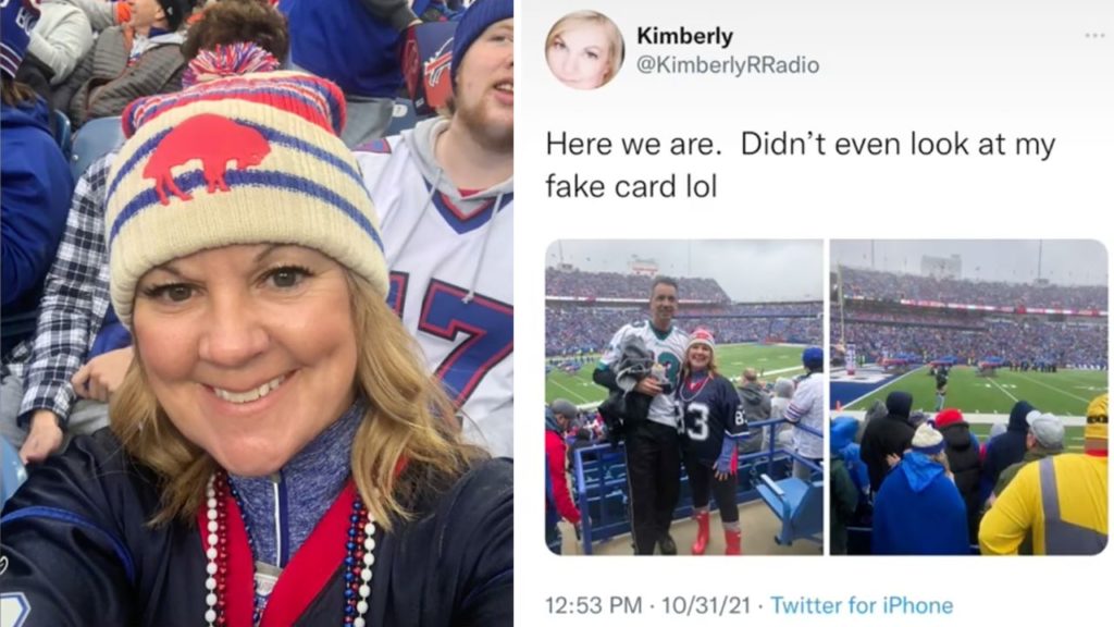 Ex-radio host under investigation after claiming she entered Buffalo Bills game with fake vaccine card