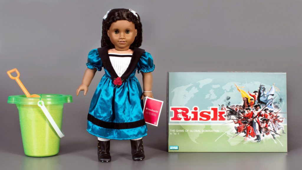 American Girl dolls, Risk and sand were inducted into the Toy Hall of Fame. Yes, sand.