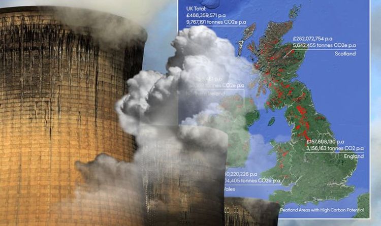 UK’s carbon emissions MAPPED: Satellite images expose scale of ‘extensive damage …