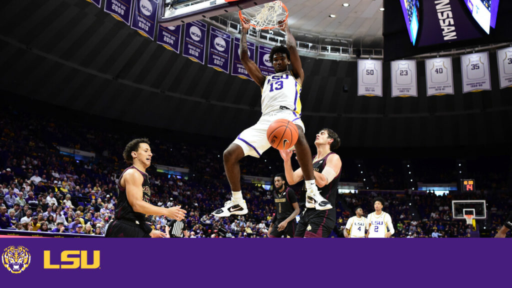 LSU Uses Second-Half Offensive Explosion in 84-59 Win Over Bobcats