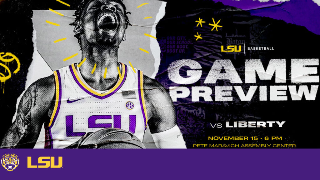 LSU Hoops To Get Test From Liberty, Monday 6 PM