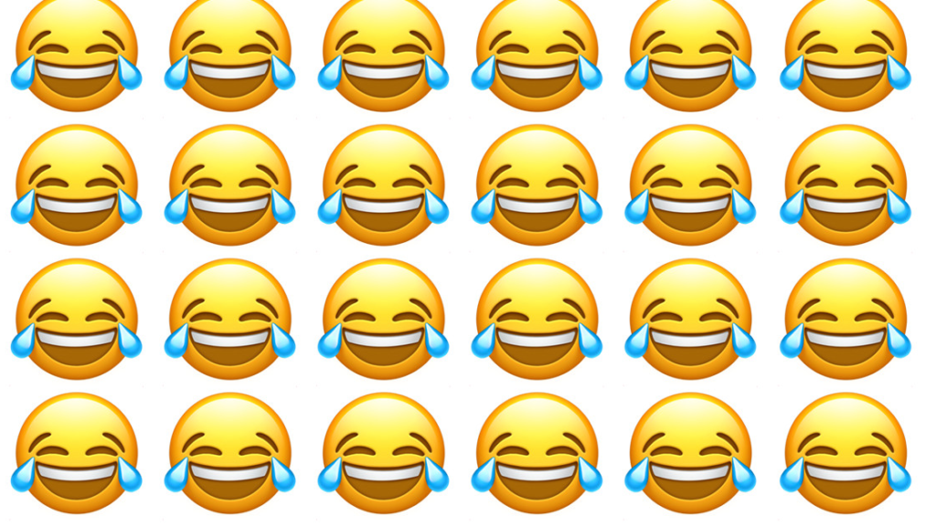‘Face with tears of joy’ is once again the most-used emoji