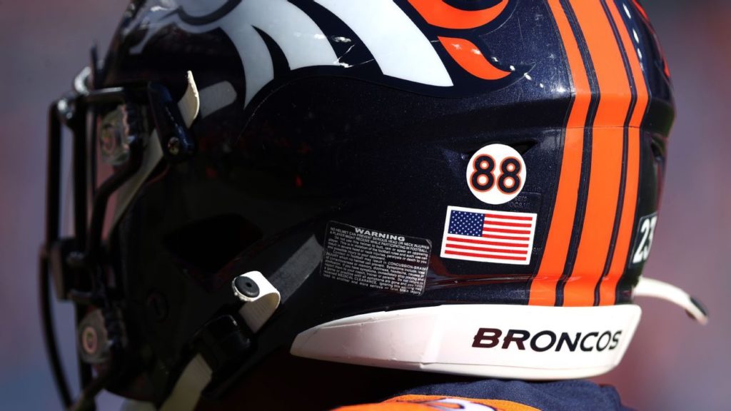 Denver Broncos honor late WR Demaryius Thomas in blowout win over Detroit Lions