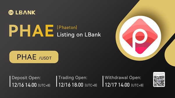 LBank Exchange Will List Phaeton (PHAE) on December 16, 2021 | Bitcoinist.com