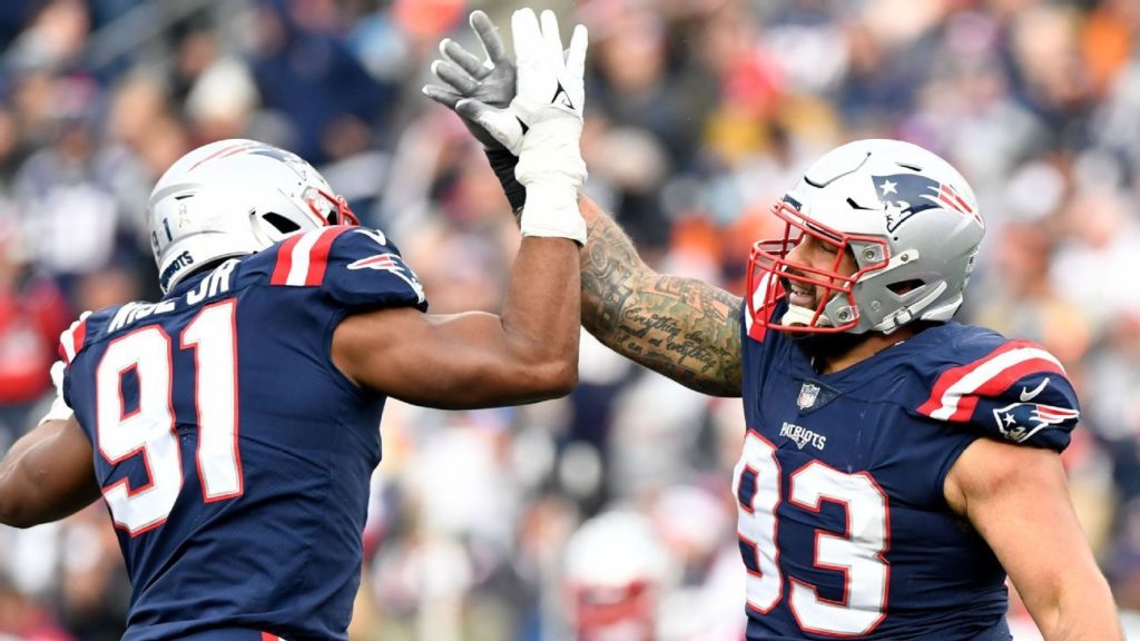 Patriots’ stingy defense braces for NFL rushing leader Jonathan Taylor