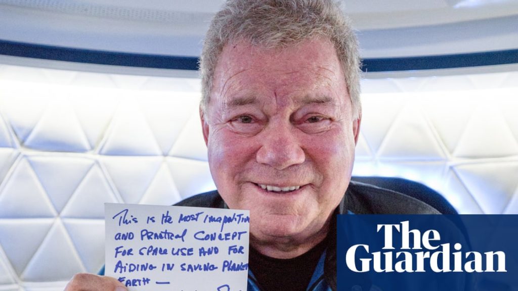 Shatner in Space: Captain Kirk’s in a willy-shaped spaceship – and it’s poetry in motion