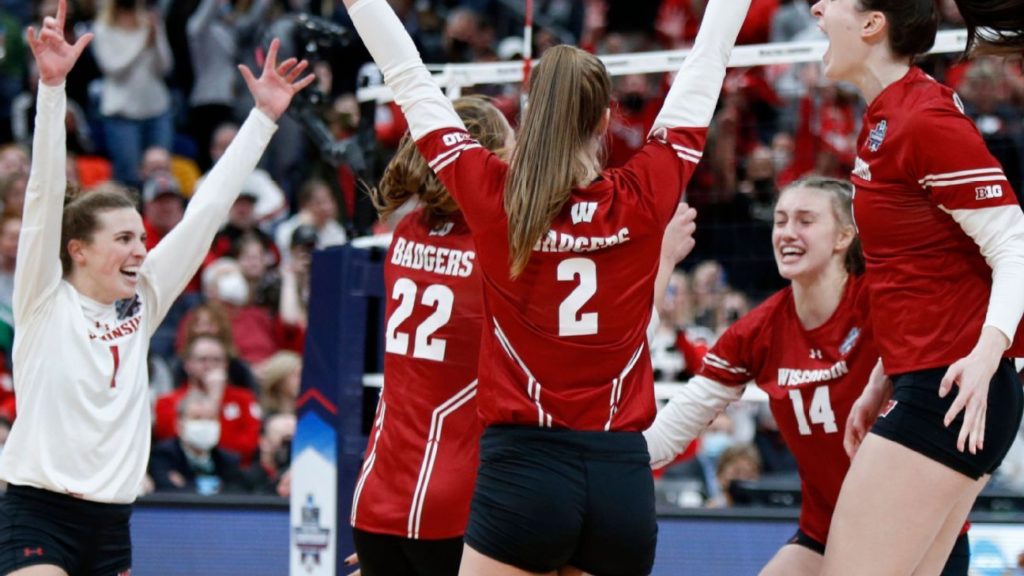Wisconsin knocks off previously unbeaten Louisville, to play Nebraska in NCAA women’s volleyball final