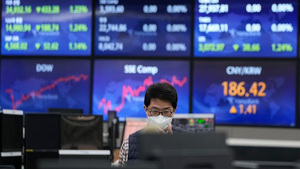 Stocks rise after 3-day slump over virus, inflation worries – ABC News