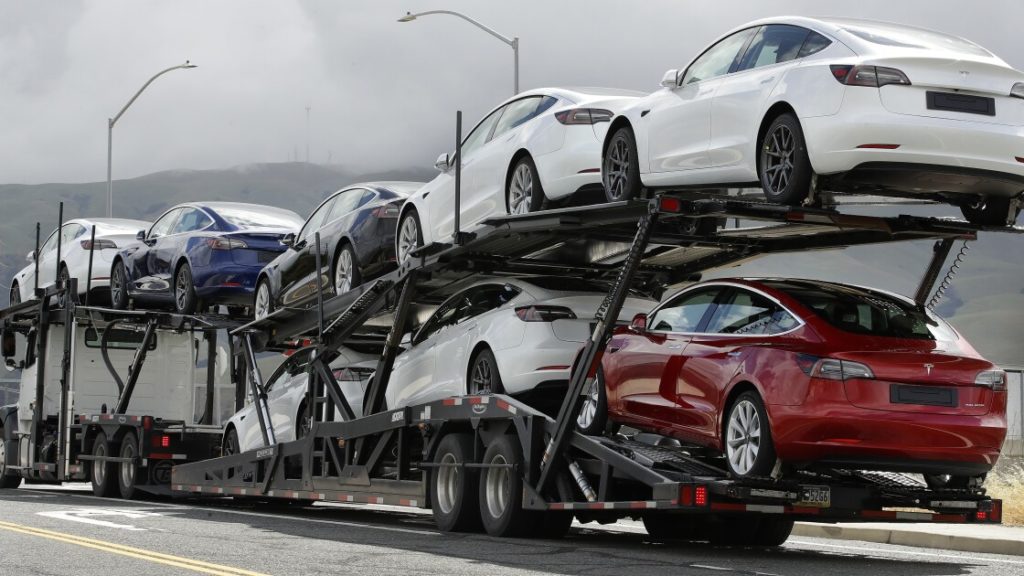 Tesla adds $144 billion to market value after record deliveries – Los Angeles Times