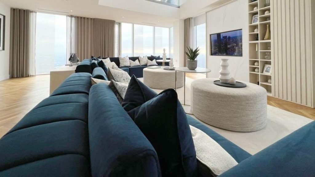 Dream penthouse suite in a city centre skyscraper is on the market for £2million