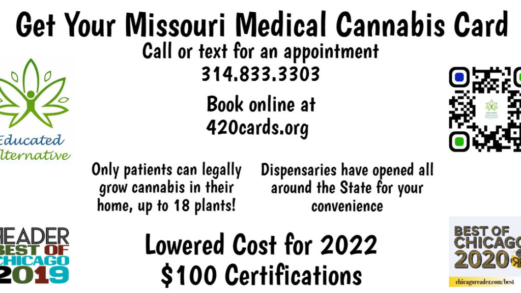 Lowered Costs for 2022, Get Your Cannabis Card from Home! | St. Louis, MO Patch