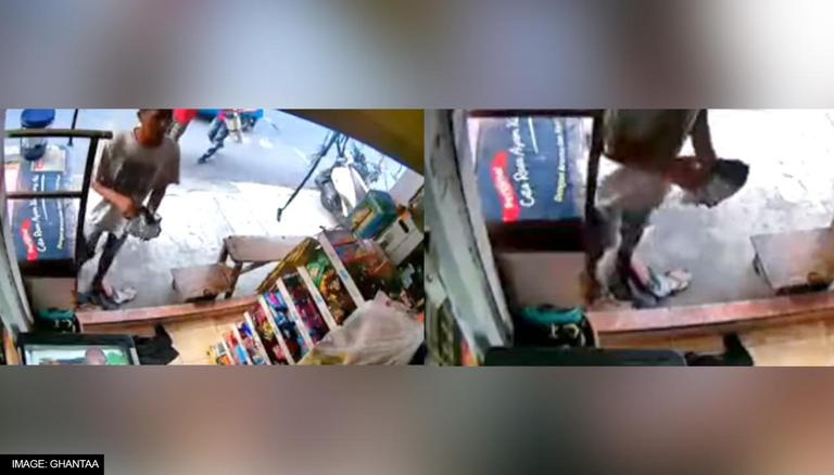‘Smooth Criminal’: Man approaches shopkeeper for donations, watch what happens next