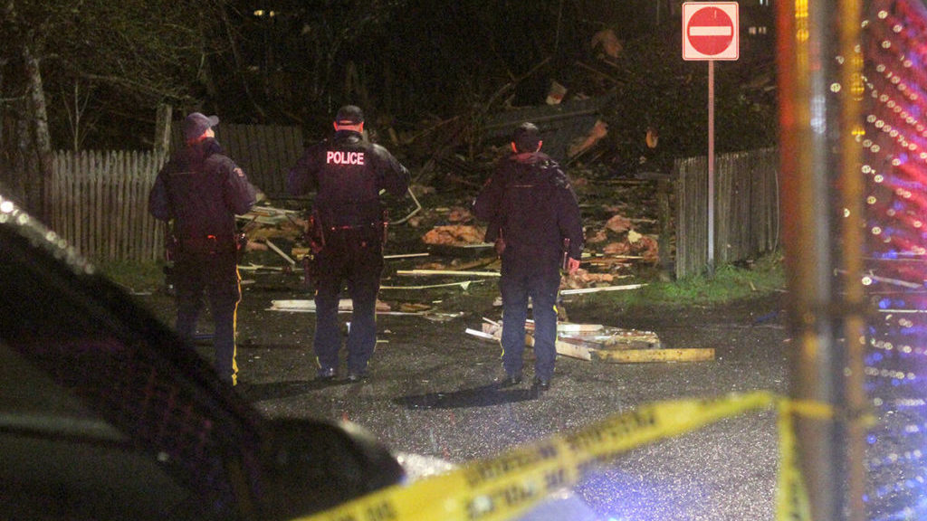 House explodes in Nanaimo’s Old City Quarter
