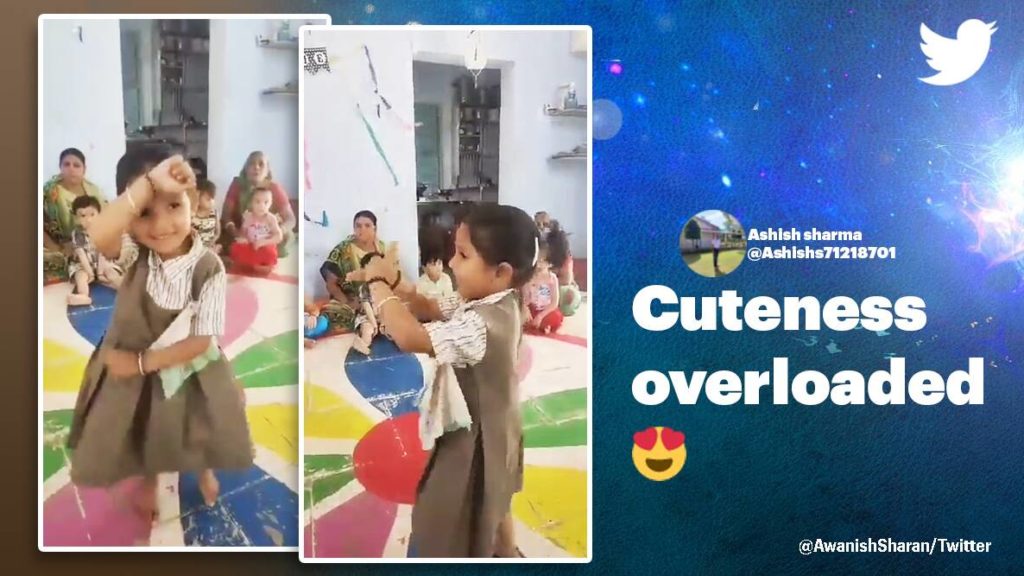 Little girl grooves to ‘Kacha Badam’ song. Watch adorable video | Trending News,The Indian Express