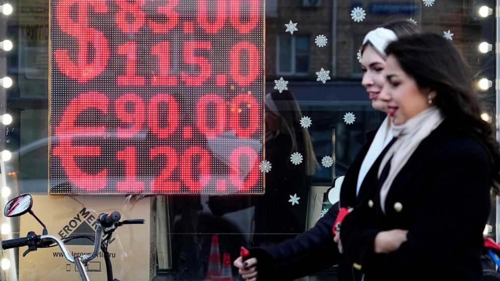 Russian stocks slide as trading resumes for all companies – ABC News