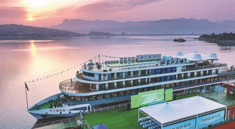 ‘World’s largest electric cruise ship’ makes maiden voyage in China, Trending News | wionews.com