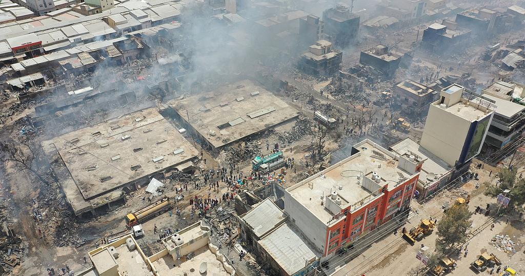 Huge fire destroys market in Somaliland capital | Africanews