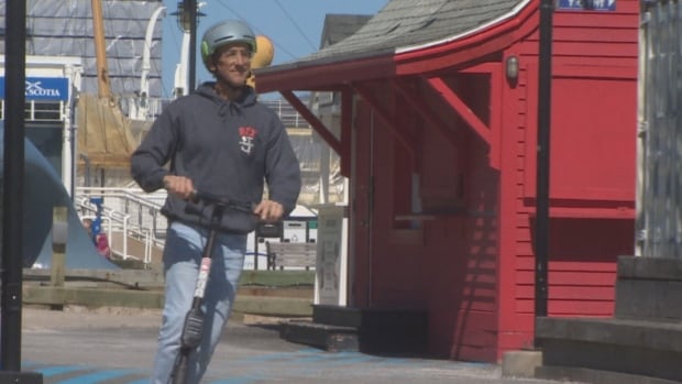 Halifax e-scooter enthusiast hopes more people hop on micromobility trend | CBC News
