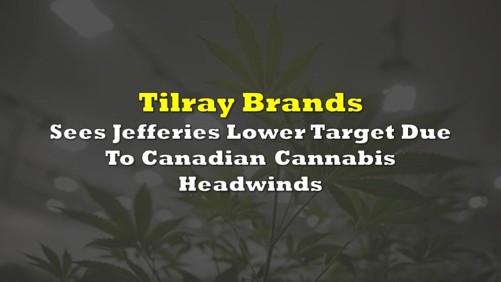 Tilray Sees Jefferies Lower Target Due To Canadian Cannabis Headwinds | the deep dive