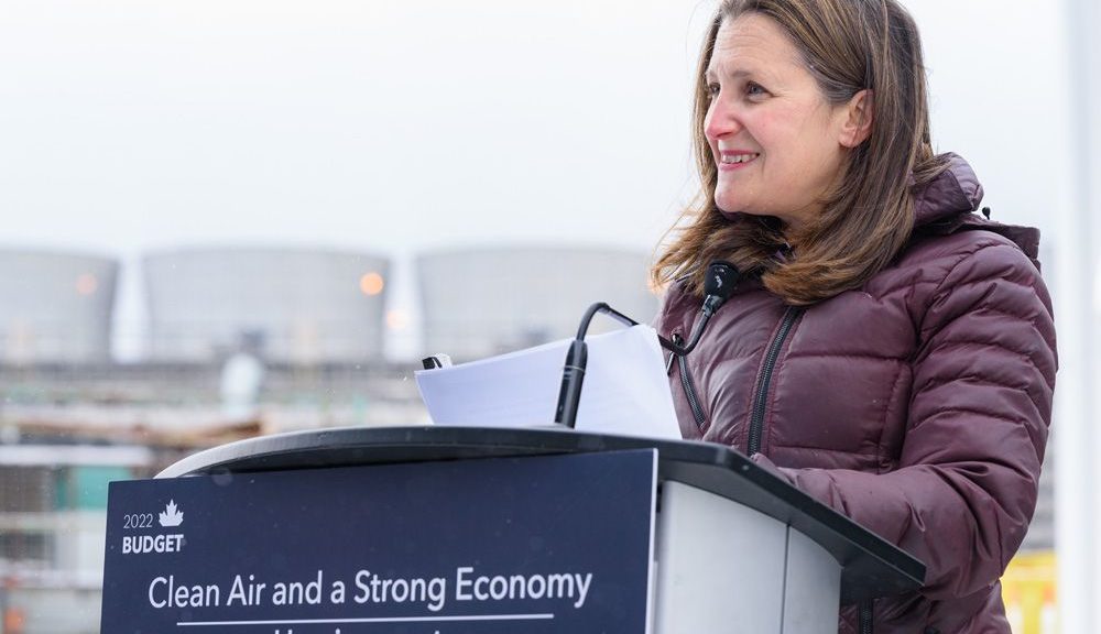 Freeland confident CO2 tax credit will lure large-scale investment | Financial Post