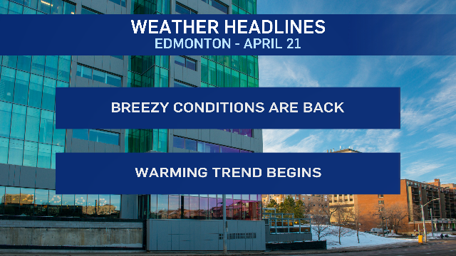 Josh Classen’s forecast: Warming trend kicks in – CTV News Edmonton